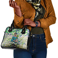 Wangari Maathai Shoulder Handbag Hummingbird Quote Tree Planting Theme Environmental Justice Tribute - Wonder Print Shop