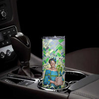 Wangari Maathai Skinny Tumbler Hummingbird Quote Tree Planting Theme Environmental Justice Tribute - Wonder Print Shop