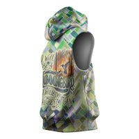 Wangari Maathai Sleeveless Hoodie Hummingbird Quote Tree Planting Theme Environmental Justice Tribute - Wonder Print Shop