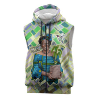 Wangari Maathai Sleeveless Zip Hoodie Hummingbird Quote Tree Planting Theme Environmental Justice Tribute - Wonder Print Shop