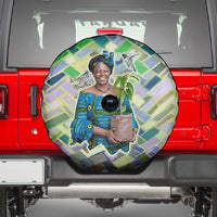 Wangari Maathai Spare Tire Cover Hummingbird Quote Tree Planting Theme Environmental Justice Tribute - Wonder Print Shop