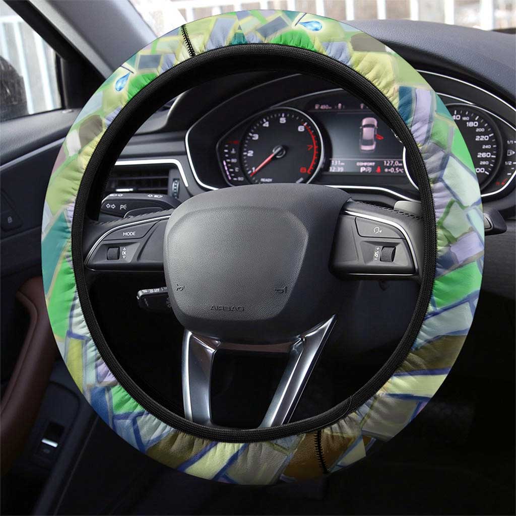 Wangari Maathai Steering Wheel Cover Hummingbird Quote Tree Planting Theme Environmental Justice Tribute - Wonder Print Shop