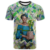 Wangari Maathai T shirt Hummingbird Quote Tree Planting Theme Environmental Justice Tribute - Wonder Print Shop