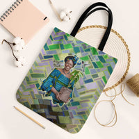 Wangari Maathai Tote Bag Hummingbird Quote Tree Planting Theme Environmental Justice Tribute - Wonder Print Shop