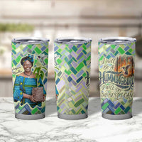 Wangari Maathai Tumbler Cup Hummingbird Quote Tree Planting Theme Environmental Justice Tribute - Wonder Print Shop