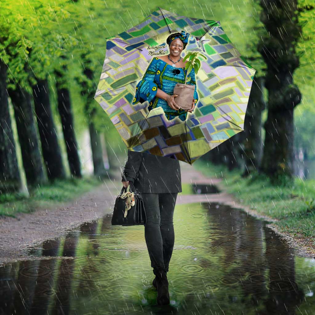 Wangari Maathai Umbrella Hummingbird Quote Tree Planting Theme Environmental Justice Tribute - Wonder Print Shop