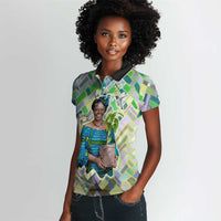 Wangari Maathai Women Polo Shirt Hummingbird Quote Tree Planting Theme Environmental Justice Tribute - Wonder Print Shop