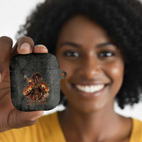 Queen Nzinga AirPods Case Fierce African Warrior Queen - Dark Tribal Fire Art - Wonder Print Shop