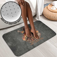 Queen Nzinga Bathroom Set Fierce African Warrior Queen - Dark Tribal Fire Art - Wonder Print Shop