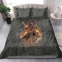 Queen Nzinga Bedding Set Fierce African Warrior Queen - Dark Tribal Fire Art - Wonder Print Shop