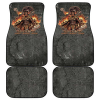 Queen Nzinga Car Mats Fierce African Warrior Queen - Dark Tribal Fire Art - Wonder Print Shop