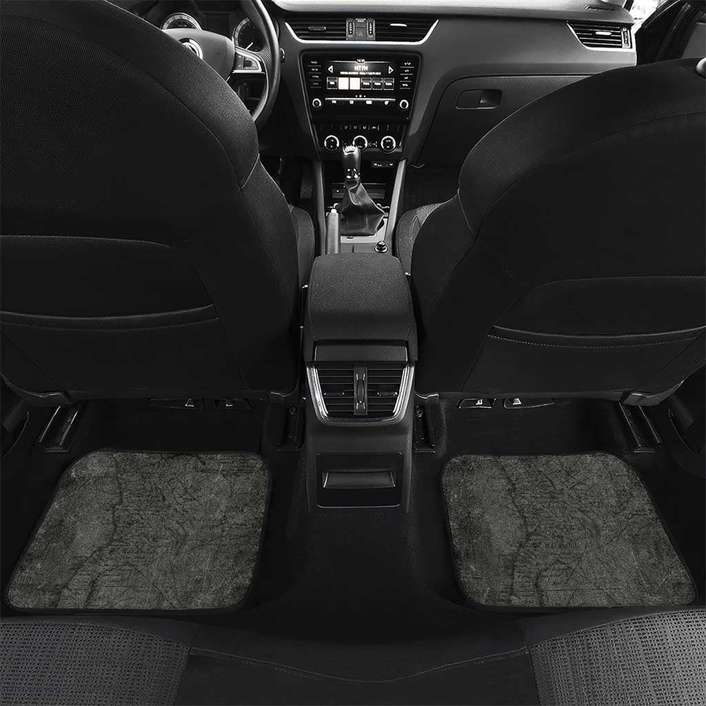 Queen Nzinga Car Mats Fierce African Warrior Queen - Dark Tribal Fire Art - Wonder Print Shop