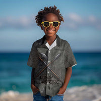 Queen Nzinga Kid Hawaiian Shirt Fierce African Warrior Queen - Dark Tribal Fire Art - Wonder Print Shop