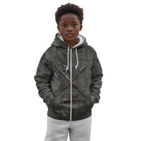 Queen Nzinga Kid Hoodie Fierce African Warrior Queen - Dark Tribal Fire Art - Wonder Print Shop