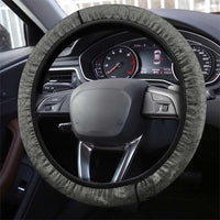 Queen Nzinga Steering Wheel Cover Fierce African Warrior Queen - Dark Tribal Fire Art - Wonder Print Shop