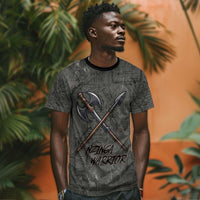 Queen Nzinga T shirt Fierce African Warrior Queen - Dark Tribal Fire Art - Wonder Print Shop