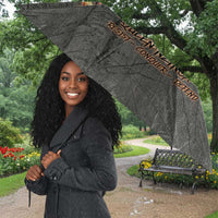 Queen Nzinga Umbrella Fierce African Warrior Queen - Dark Tribal Fire Art - Wonder Print Shop