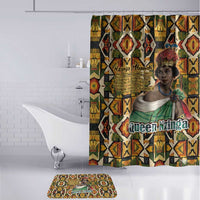 Queen Nzinga Bathroom Set Mbandi Traditional Regal Portrait Empowerment Quote African Female Leadership - Wonder Print Shop