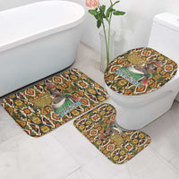 Queen Nzinga Bathroom Set Mbandi Traditional Regal Portrait Empowerment Quote African Female Leadership - Wonder Print Shop