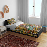 Queen Nzinga Bedding Set Mbandi Traditional Regal Portrait Empowerment Quote African Female Leadership - Wonder Print Shop