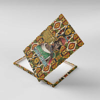 Queen Nzinga Canvas Wall Art Mbandi Traditional Regal Portrait Empowerment Quote African Female Leadership - Wonder Print Shop