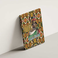 Queen Nzinga Canvas Wall Art Mbandi Traditional Regal Portrait Empowerment Quote African Female Leadership - Wonder Print Shop