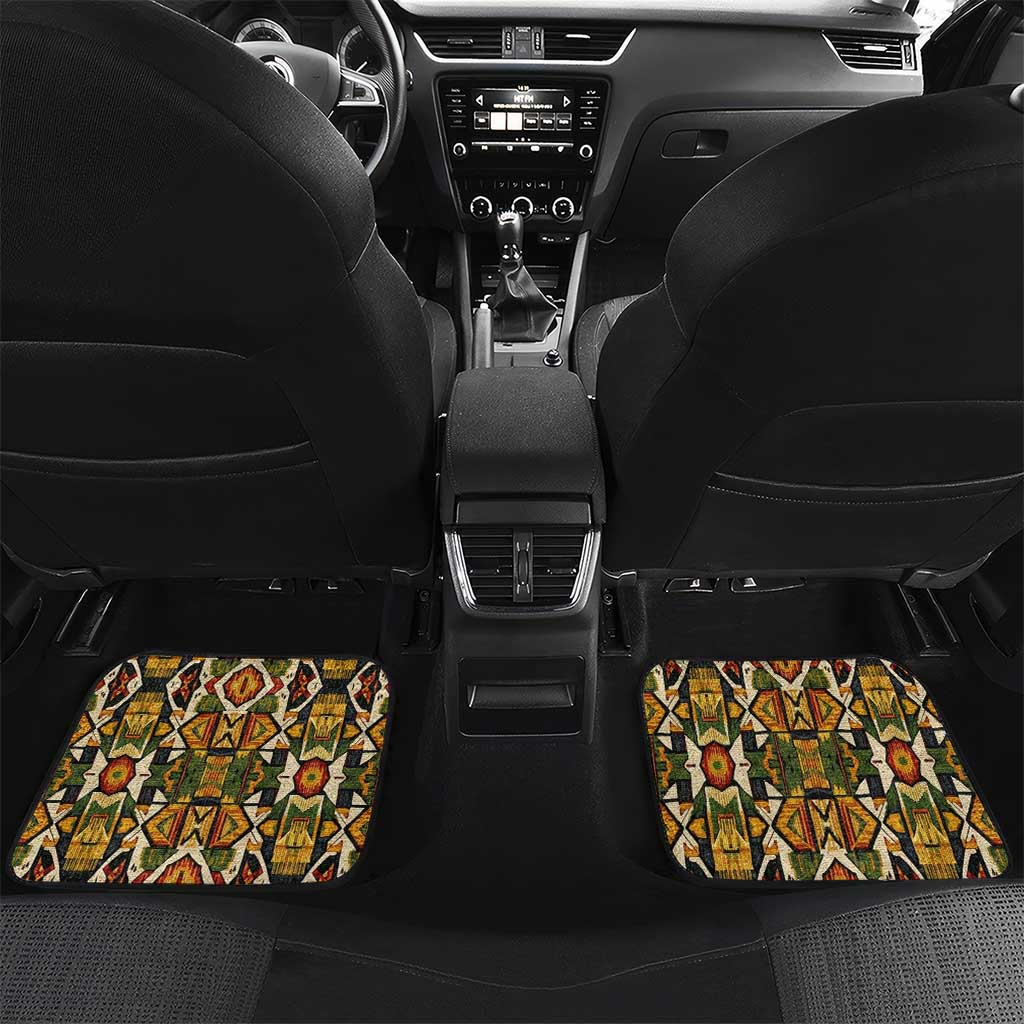 Queen Nzinga Car Mats Mbandi Traditional Regal Portrait Empowerment Quote African Female Leadership - Wonder Print Shop