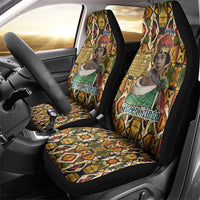 Queen Nzinga Car Seat Cover Mbandi Traditional Regal Portrait Empowerment Quote African Female Leadership - Wonder Print Shop