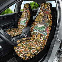 Queen Nzinga Car Seat Cover Mbandi Traditional Regal Portrait Empowerment Quote African Female Leadership - Wonder Print Shop