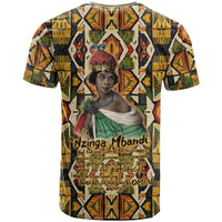 Queen Nzinga T shirt Mbandi Traditional Regal Portrait Empowerment Quote African Female Leadership - Wonder Print Shop