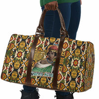 Queen Nzinga Travel Bag Mbandi Traditional Regal Portrait Empowerment Quote African Female Leadership - Wonder Print Shop