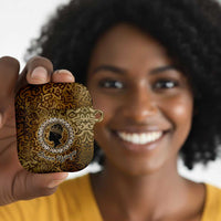 Queen Nzinga AirPods Case Cowrie Crown Silhouette Royal Power - Wonder Print Shop