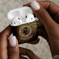 Queen Nzinga AirPods Case Cowrie Crown Silhouette Royal Power - Wonder Print Shop