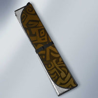Queen Nzinga Auto Sun Shade Cowrie Crown Silhouette Royal Power - Wonder Print Shop