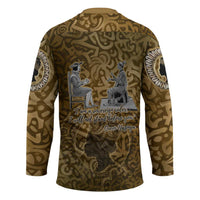 Queen Nzinga Hockey Jersey Cowrie Crown Silhouette Royal Power - Wonder Print Shop