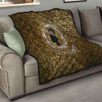 Queen Nzinga Quilt Cowrie Crown Silhouette Royal Power - Wonder Print Shop
