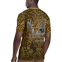 Queen Nzinga Rugby Jersey Cowrie Crown Silhouette Royal Power - Wonder Print Shop