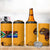 Tribal Africa Heritage with South Africa Flag 4 in 1 Can Cooler Tumbler Wildlife Silhouettes in Earthy Yellow and Brown