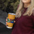 Tribal Africa Heritage with South Africa Flag Tumbler Cup Wildlife Silhouettes in Earthy Yellow and Brown