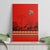 South Africa Wildlife Canvas Wall Art Tribal Pattern with National Flag and Safari Silhouettes