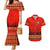 South Africa Wildlife Couples Matching Mermaid Dress and Hawaiian Shirt Tribal Pattern with National Flag and Safari Silhouettes
