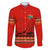South Africa Wildlife Family Matching Long Sleeve Bodycon Dress and Hawaiian Shirt Tribal Pattern with National Flag and Safari Silhouettes