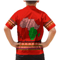South Africa Wildlife Family Matching Mermaid Dress and Hawaiian Shirt Tribal Pattern with National Flag and Safari Silhouettes