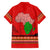 South Africa Wildlife Family Matching Summer Maxi Dress and Hawaiian Shirt Tribal Pattern with National Flag and Safari Silhouettes