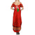 South Africa Wildlife Family Matching Summer Maxi Dress and Hawaiian Shirt Tribal Pattern with National Flag and Safari Silhouettes