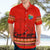 South Africa Wildlife Hawaiian Shirt Tribal Pattern with National Flag and Safari Silhouettes