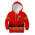 South Africa Wildlife Kid Hoodie Tribal Pattern with National Flag and Safari Silhouettes