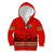 South Africa Wildlife Kid Hoodie Tribal Pattern with National Flag and Safari Silhouettes