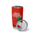 South Africa Wildlife Tumbler Cup Tribal Pattern with National Flag and Safari Silhouettes