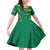 South Africa Springboks Family Matching Off Shoulder Short Dress and Hawaiian Shirt with Tribal Antelope Design and Floral Accents